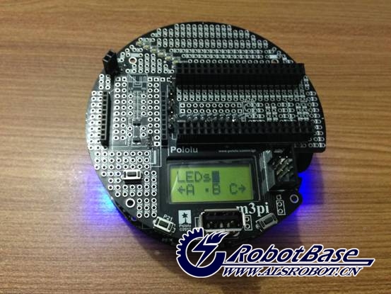 M3pi Robot進(jìn)入LEDs界面