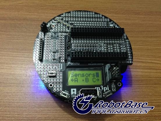 m3pi Robot進(jìn)入Sensors界面